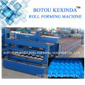 Popular profile 950 glazed roof tile color coated machine